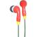 Front Standard. iHip - My Buds Earphone - Red.