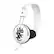 Front Standard. WeSC - Conga Headphone - White.