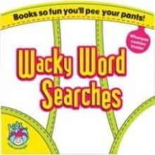 Front Large. University Games - Kids Made You Laugh - Wacky Word Searches Book.