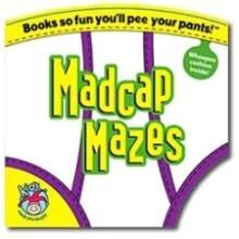 Front Large. University Games - Kids Made You Laugh - Madcap Mazes Book.