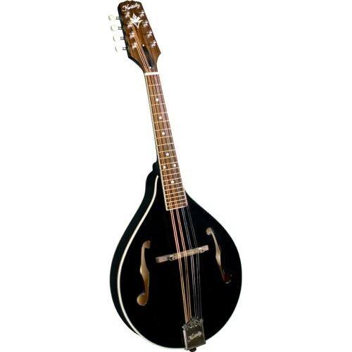 Front Standard. Saga - Kentucky Standard A-Model Mandolin - Black.