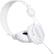 Front Large. WeSC - Oboe Unisex Street Headphone - White.