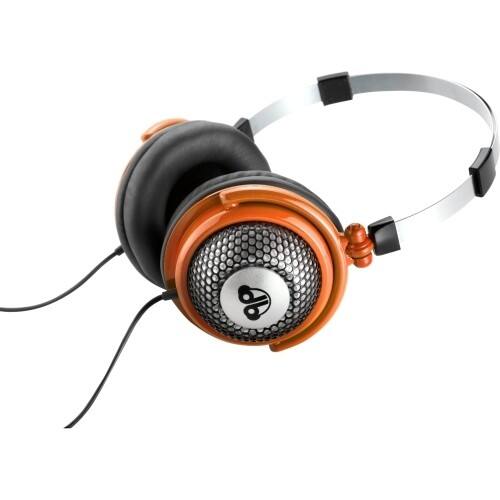 Front Standard. dB Logic - On-ear headphones with SPL2 Technology - Orange.