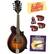 Front Large. Luna Guitar - Bundle Folk Trinity F-Style Mandolin.