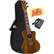 Front Large. Luna Guitar - Bundle High Tide Koa Concert Ukulele.