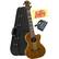 Front Large. Luna Guitar - Bundle High Tide Ovankol Tenor Ukulele.