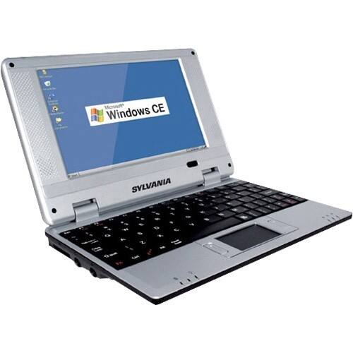 Front Standard. Sylvania - 7" Netbook - 128 MB Memory - Black.