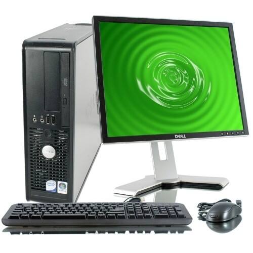 Front Standard. Dell - 17" Optiplex Desktop Computer - 8 GB Memory - 400 GB Hard Drive.