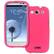 Front Large. Empire - Hard Rubberized Shell Case for Samsung Galaxy S III / S3 - Hot Pink.