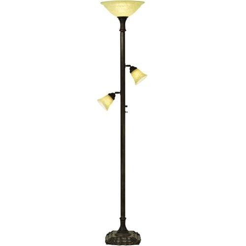 Front Standard. Kathy Ireland Home - Timeless Beauty Torchiere.