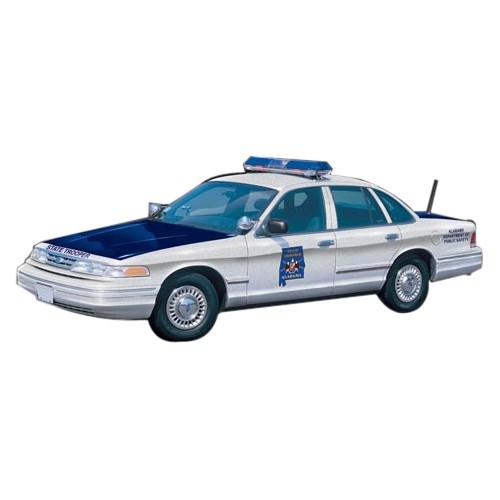 LINDBERG Ford Crown Victoria Police Car model unbuilt 1:25 Alabama State Patrol 