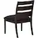 Front Standard. Total Home - 952105BC - Black Crystal Slat-Back Side Chair.