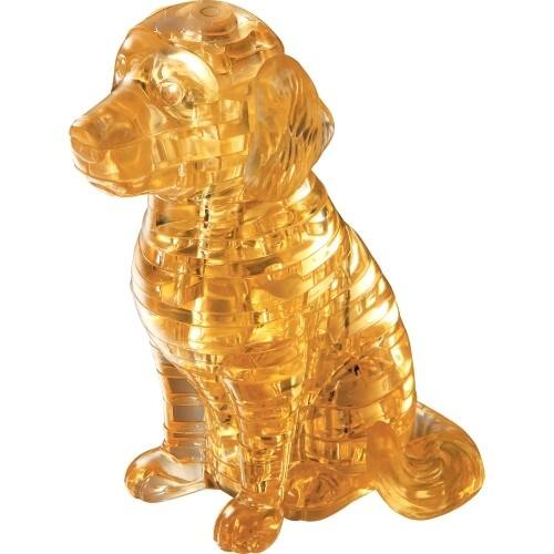 Front Standard. Bepuzzled - 3D Crystal Puzzle - Puppy Dog: 40 Pcs.