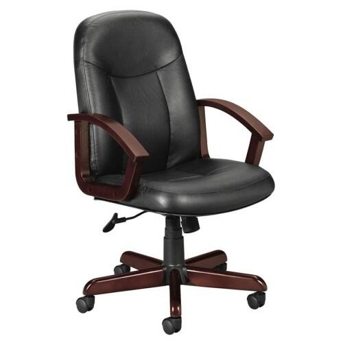 Front Standard. Basyx by HON - Mid-Back Chair.