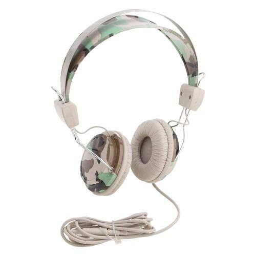 Front Standard. KoNo Enterprises - Retro Headphone - Camo.
