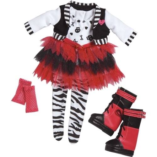 Front Standard. Adora - 18 Doll - Perfectly Punk Outfit / Shoes.