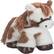 Front Large. First & Main - 4195 Montana Horse 10" standing - Brown, White.