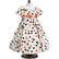 Front Standard. Carpatina - Vintage Polka Dot Dress fits 18 American Girl Dolls.