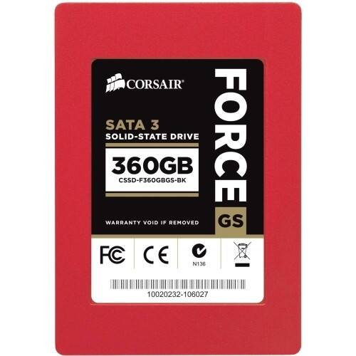 Front Standard. Corsair - Force GS 360 GB Internal Solid State Drive.