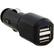 Front Large. Fosmon - 2-Port USB Auto Adapter Car Charger w/ LED Light for Samsung Galaxy S III S3.