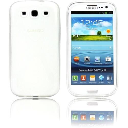 Front Standard. Fosmon - PC + TPU Hybrid Case for Samsung Galaxy S3 S III - Black.