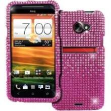 Front Large. Empire - Bling Diamante Case for HTC EVO 4G LTE.