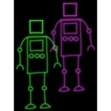 Front Large. Glowman - Glow Stick Costume.