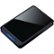 Front Standard. Buffalo - MiniStation Stealth 1TB External USB 2.0 Portable Hard Drive - Black Crystal.