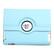 Front Standard. AGPtek - Carrying Case for iPad - Light Blue.