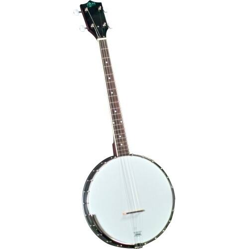 Front Standard. Rover - Openback Tenor Banjo - Gun Gray.