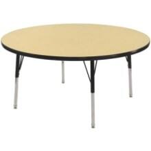 Front Large. ECR4KIDS - Adjustable Activity Table - Round 36".