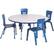 Front Large. ECR4KIDS - Adjustable Activity Table - Round 48".