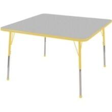 Front Large. ECR4KIDS - Adjustable Activity Table - Square 30" x 30".