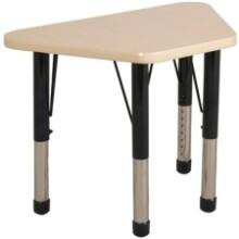 Front Large. ECR4KIDS - Adjustable Activity Table - Learning 18" x 30".