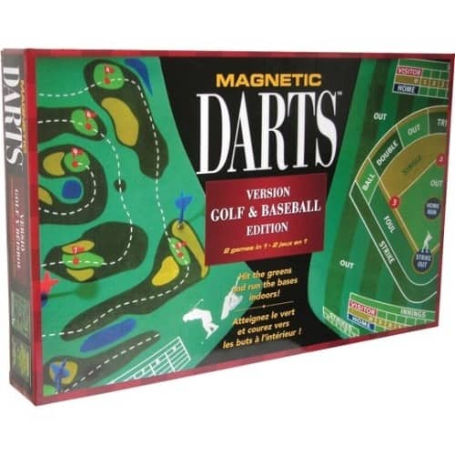 Front Standard. Family Games - Magnetic Darts Game - Golf & Baseball Edition.