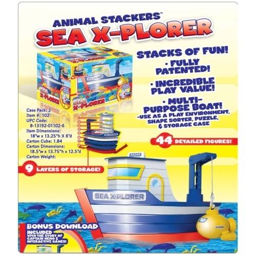 Front Standard. Tier Toys - Animal Stacker Toy Playset.
