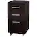 Front Standard. BDI - 3-Drawer Cabinet.