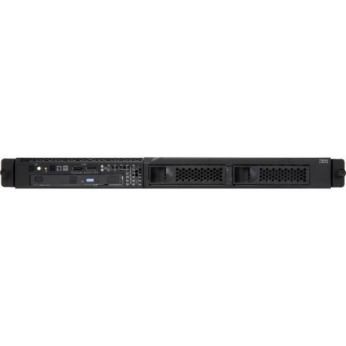 Front Standard. IBM - System x 1U Rack Server - 1 x Intel Core i3 i3-2100 3.10 GHz - Raven Black.