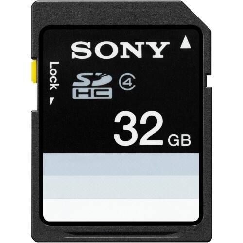 Front Standard. Sony - SF32N4/TQM 32 GB Secure Digital High Capacity (SDHC) - 1 Card.