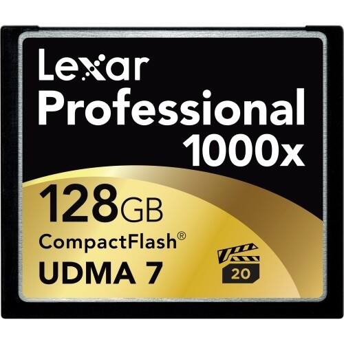 Front Standard. Lexar Media - Professional 128 GB CompactFlash (CF) Card - 1 Card/1 Pack.