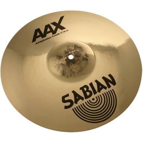 Front Standard. Sabian - 15" AAX X-Plosion Crash.