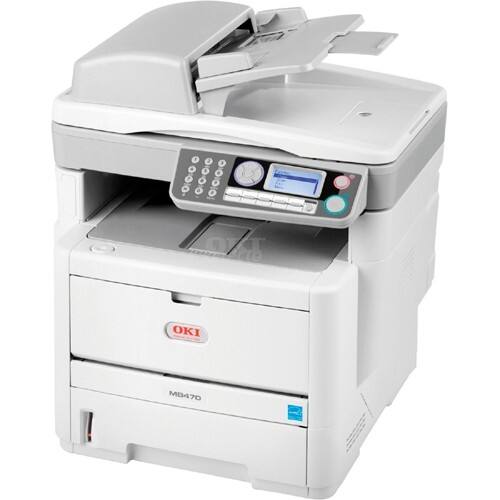 Best Buy Oki LED Multifunction Printer Monochrome Plain Paper Print