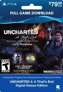 uncharted 4 ps4 digital