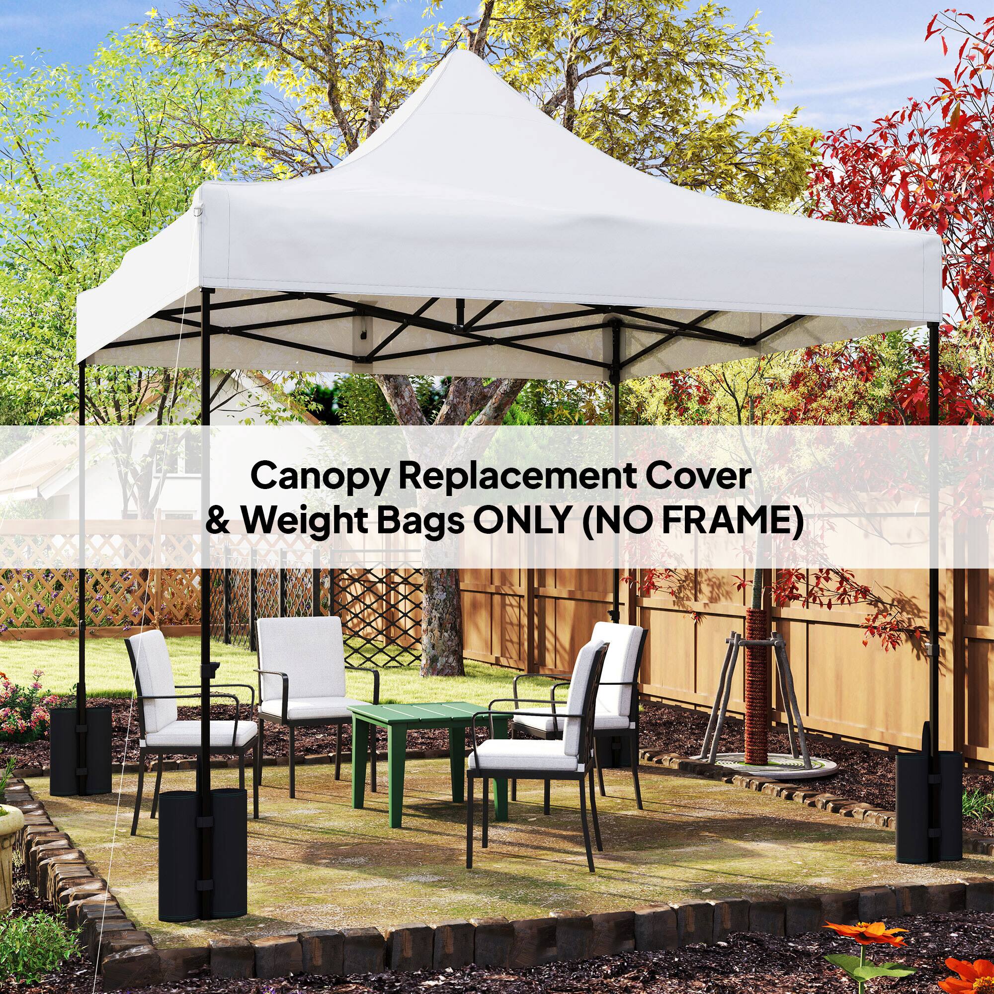 Canopy Replacement Cover & Weight Bags ONLY (NO FRAME)