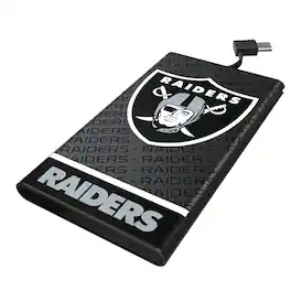 Keyscaper - Las Vegas Raiders 5000mAh Flat Powerbank - Black