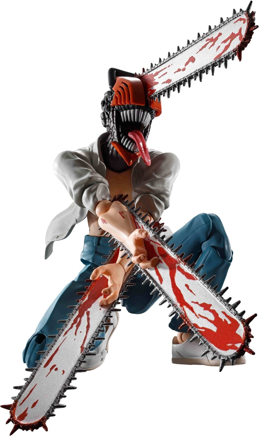 コミック・アニメ BANDAI NAMCO CHAINSAW MAN Figuarts Chainsaw Man 6 Inch Action Figure S.H. Figuarts - Chainsaw Man