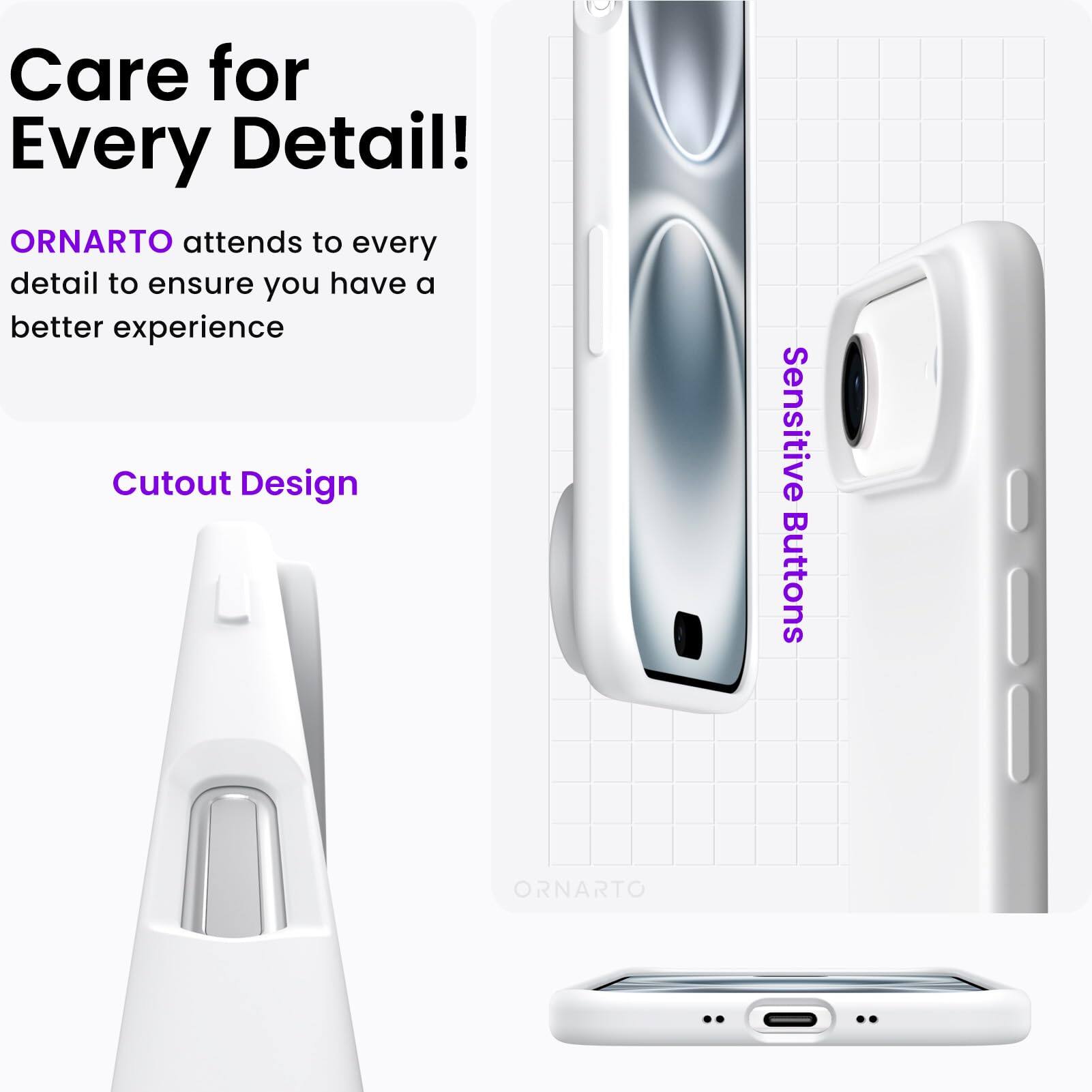 Care for Every Detail!

ORNARTO attends to every detail to ensure you have a better experience

Cutout Design

Sensitive Buttons