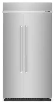 KitchenAid - 25.5 Cu. Ft. Side-by-Side Refrigerator with Under-Shelf Prep Zone - Stainless Steel