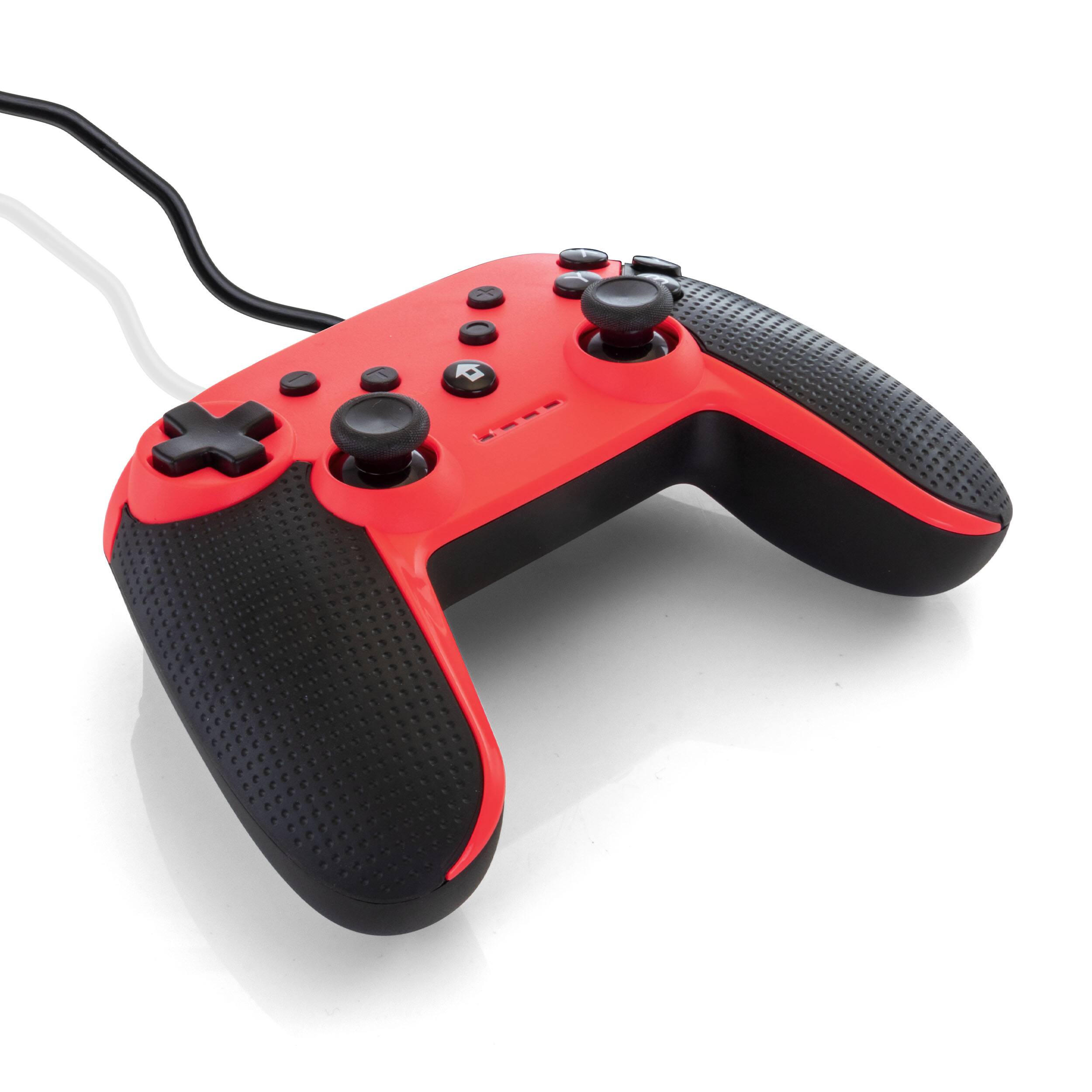 Alt View 2. Gamefitz - Gamefitz Wired Controller for the Nintendo Switch in Red - Red.