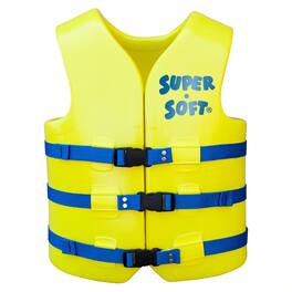 TRC Recreation - Super Soft Large Life Jacket Vinyl Coated Foam Swim Vest - Yellow